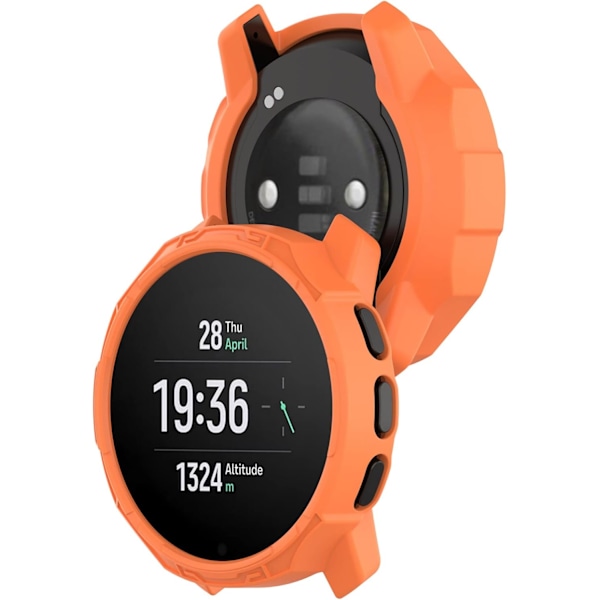 Beskyttende etui kompatibelt med SUUNTO 9 Peak/Peak Pro Deksel Beskyttelsesramme TPU Anti-ripe Ramme for SUUNTO 9 Peak/Peak Pro Smartklokke Tilbehør