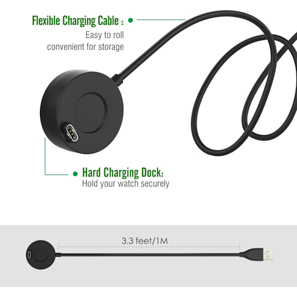 Opladningsdock kompatibel med Garmin Vivoactive