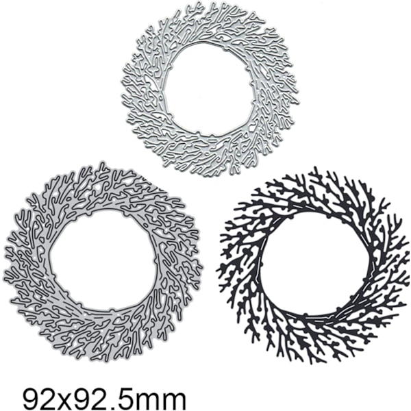 Metallstansar för kransdesign: Blom-, löv- och grenstansar för hantverk