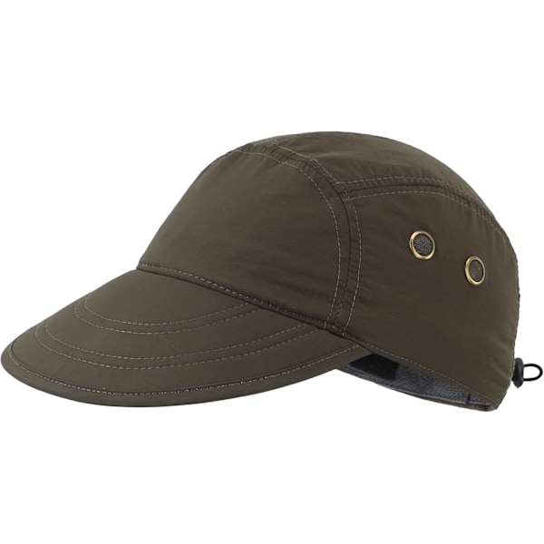 Herrar UV-solskyddsmössa Safari Hike Cap med nackskydd Fiskehatt
