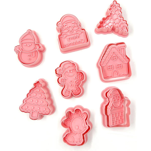 Julekakeformer: 8 Santa-formede kakeformere for barn