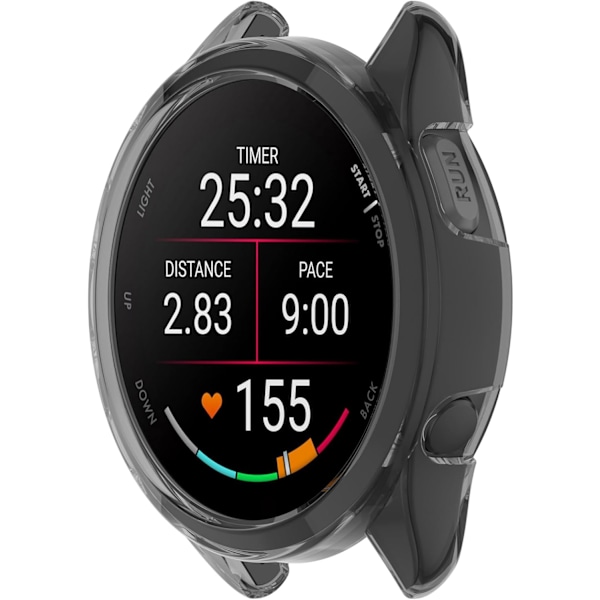 Skal Kompatibelt med Garmin Forerunner 165/Forerunner 165 Music, Smartwatch Mjukt Anti-fall TPU Ersättningsskydd Fodral Klocktillbehör(Bl