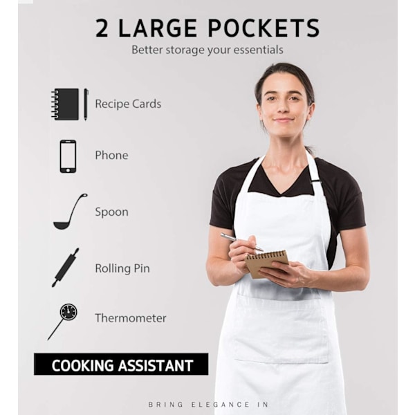 2-pack justerbar haklapp för barn, tjockare version, vattenavvisande med