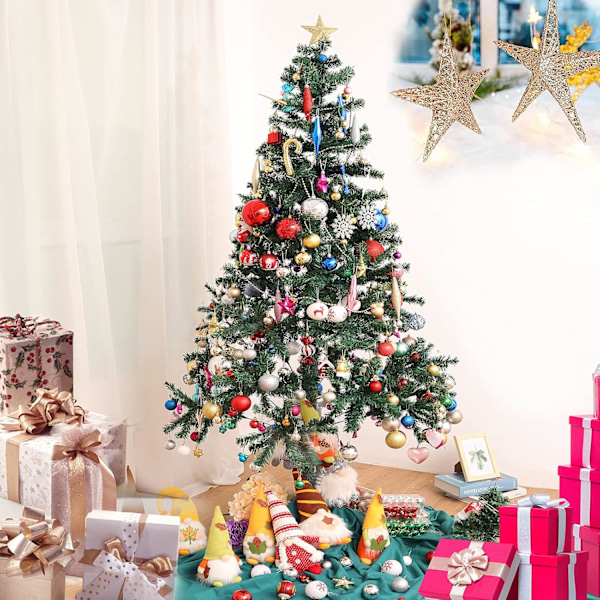 40 st/4 set 2,36 tum julgranskulor krossäkra ornament små jul