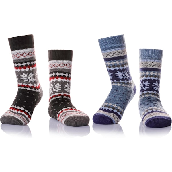 Mænds Fuzzy Fluffy Slipper Sokker - Varm Vinter Termisk Hyggelig Hytte