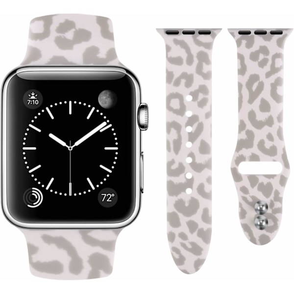 Leopard Print 49mm 45mm udskiftningsrem kompatibel med Apple Watch