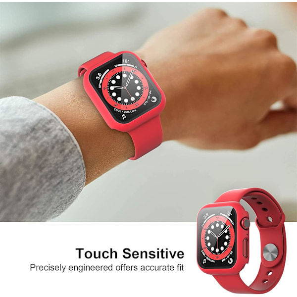 GGOOIG 2-pack kompatibel med Apple Watch SE Series 6/5/4 44 mm fodral