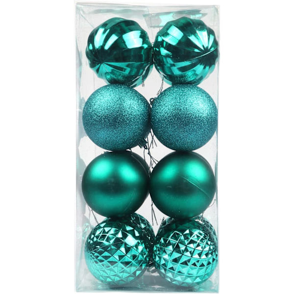16 st julgranskulor 8 cm för julgransdekorationer