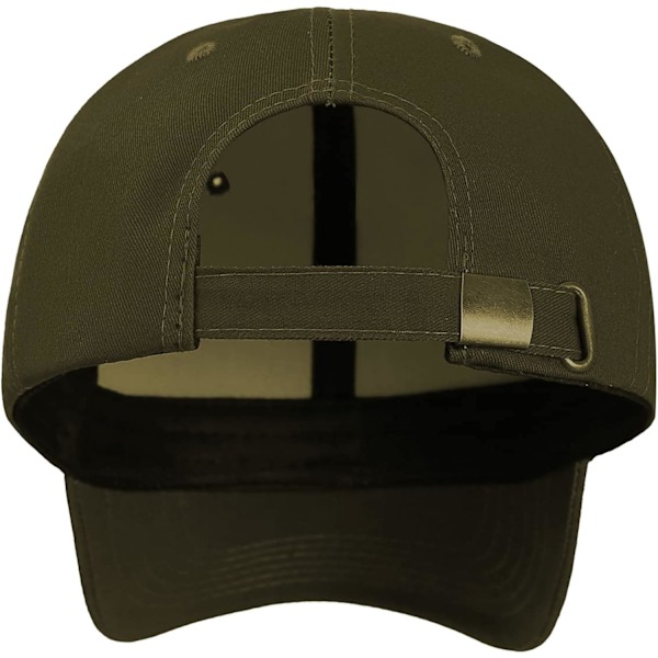 Baseball Cap Menn Kvinner Justerbar Enkle Dad Hatter Lav Profil Solid Ball Cap