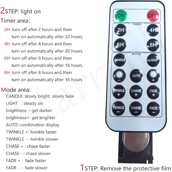 Tropisk tema Lille kaktus USB-plugin streng lys 0,8\"(H) 40 LED med fjernbetjening og timer på 13,85ft kobbertråd varm hvid vandtæt