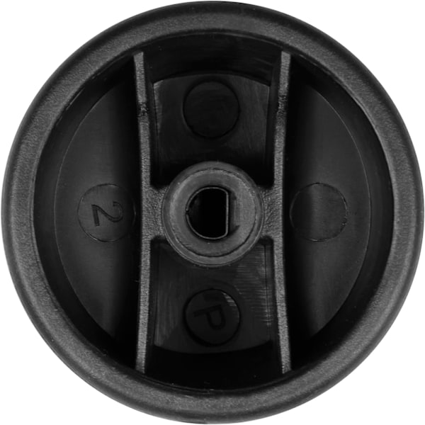 Ugnsratt för Viking Gas Range. Termostat bakknopp svart PB010101