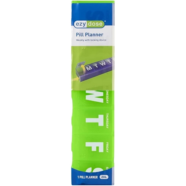 7-dages pilleæske (7-dages) pilleplanlægger, etui
