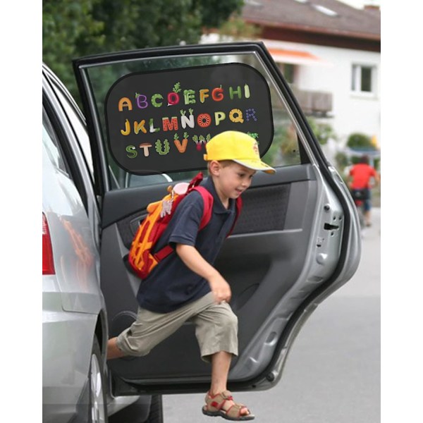 Bilsolskydd - (2-pack) - 21\"x12\" Bilsidesolskydd