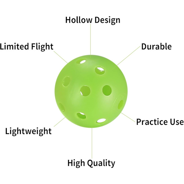 Air Flow Hollow Träningspraktik Golfbollar för Svingträning (28-pack)