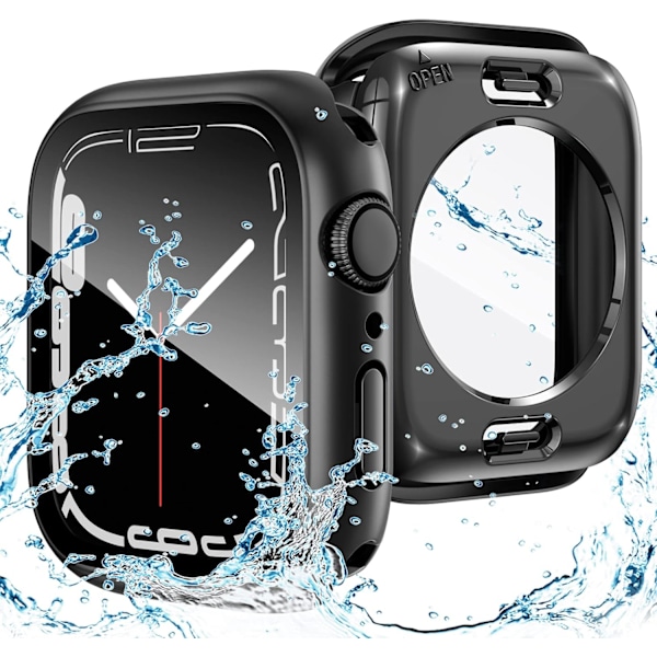 2 i 1 vattentätt fodral för Apple Watch-skärm