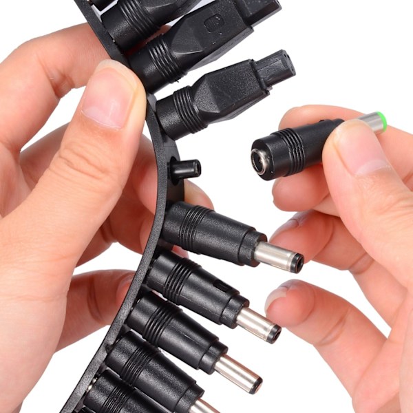 34st Universal Laptop Notebook Ingång Dc Plug Set Jack Tips