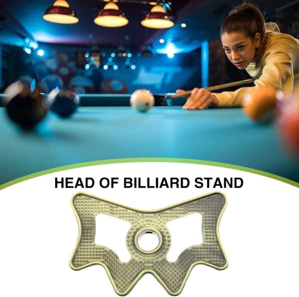 XieQiHua Billardbrohoved Messing Slip-On Moosehead Brohoved til Billardkø