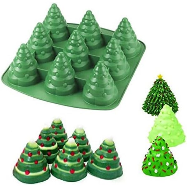 3D juletrekakeform