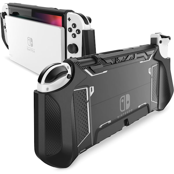 Dockningsbart fodral för Switch Oled 2021, [Blade Series] Tpu Grip