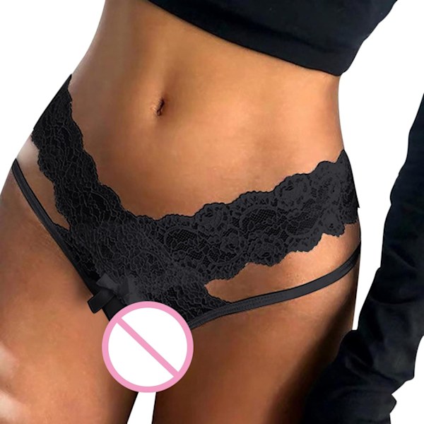 Sexiga spetsstringtrosor för kvinnor - Slarviga underkläder i stretch