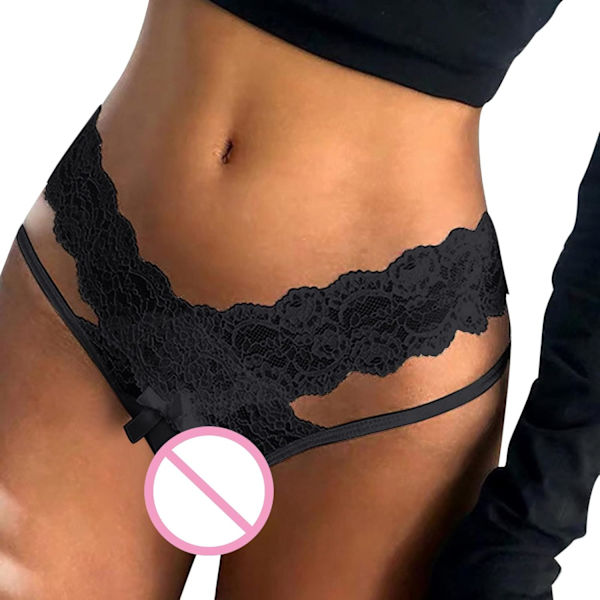 Sexiga spetstrosor för kvinnor - Stygga slarviga underkläder Stretch