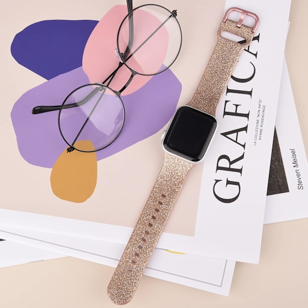 Kompatibel med Apple Watch Band 38mm 45mm 44mm 42mm 41mm 40mm, mjuk