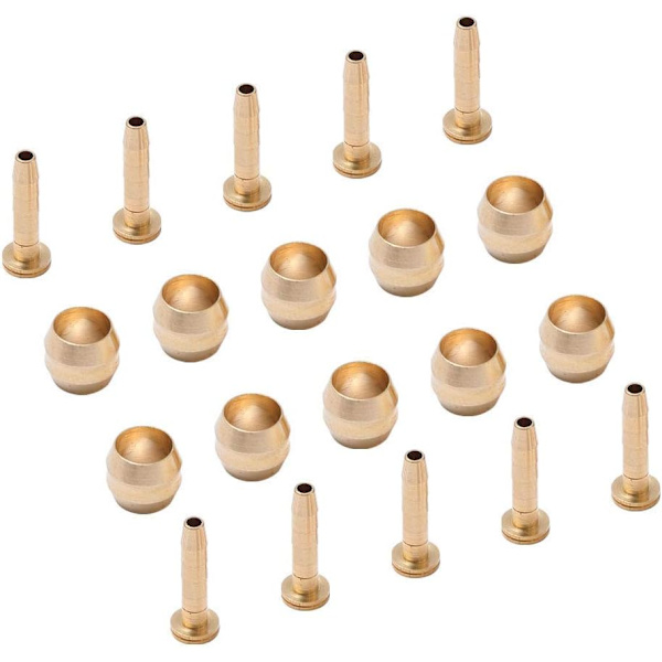 Broms Olive og Messing Forbindelsesindsats Kit - Hydraulisk skivebremse slangekoblinger