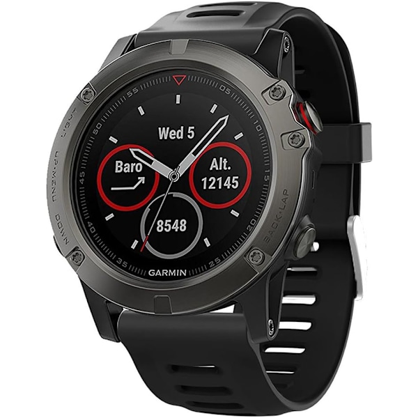 Blødt silikonearmbånd til Garmin Fenix ​​3 / Fenix ​​3 HR/Fenix ​​5X