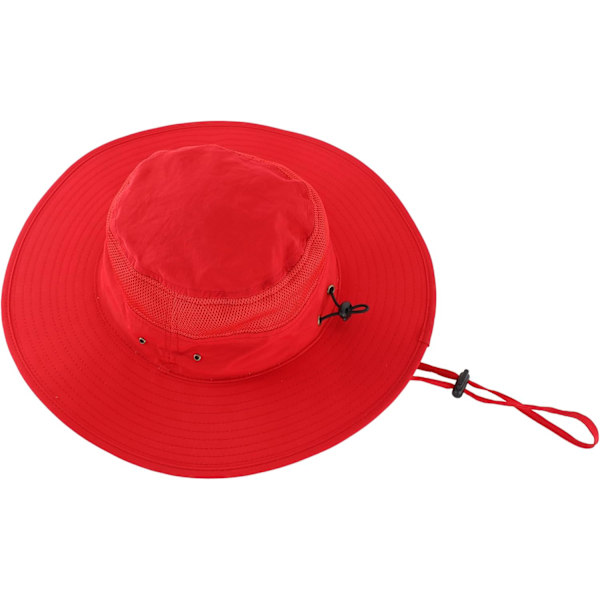 Utomhus Mesh Solhatt Bred Brätte UV Solskydd Hatt Fiske Vandring Hatt