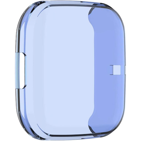 Kompatibel med Fitbit Versa 2 Case Cover - Mjuk TPU Protector Case Frame (blå)