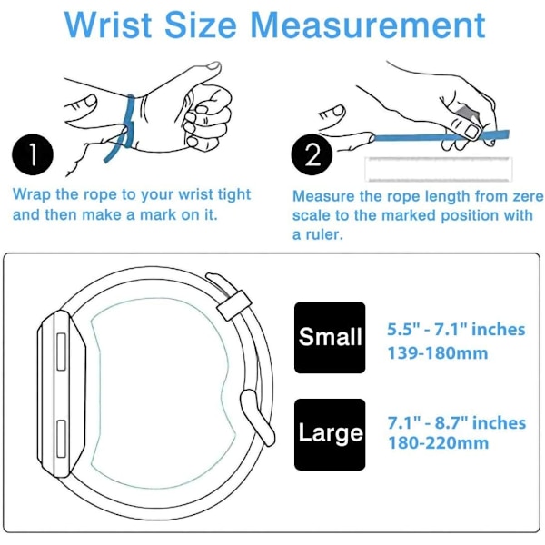 Ersättningsband för Fitbit Versa 4, Versa 3, Sense 2, Sense Sport Band Tillbehör Armband, 22 Färger Klassisk TPU Armband med Rostfritt Stål 22