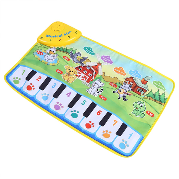 Baby Music Educational Mat - Barns Crawling Piano Keyboard Mat