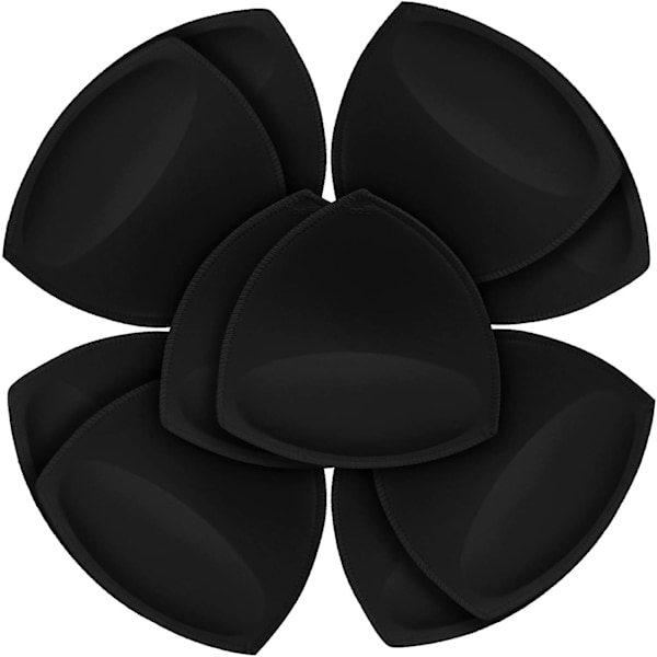 5 par trekant-BH-puter for kvinner, avtagbar push-up