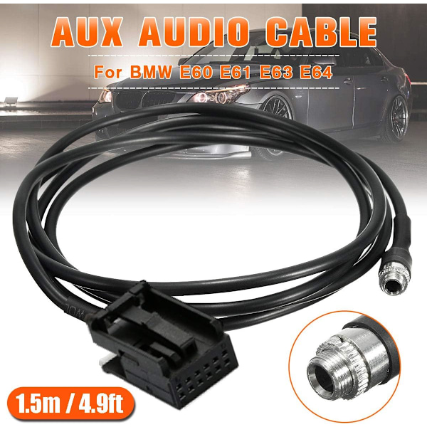 In Car Hona 3,5 Mm Aux Input Audio Adapter Kabel til B-M-W