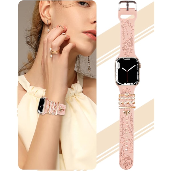 Watch Band Charms (band ingår), kompatibel med Apple
