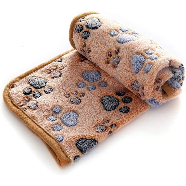 1 pakke 3 tæpper super bløde fluffy premium fleece kæledyrstæppe