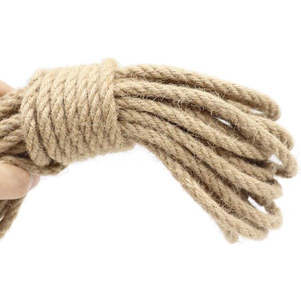 Naturlig hampsnöre och jute set - multifunktionsgarn