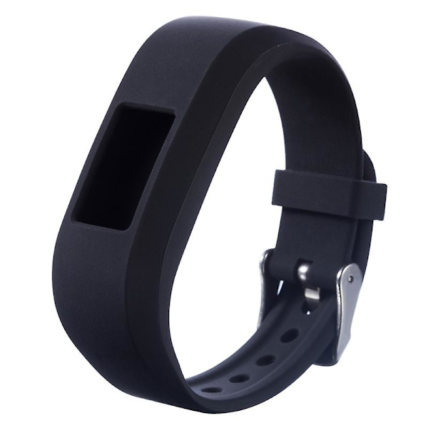 Silikonarmband för Garmin Vivofit Jr Jr2 Junior Fitness Black