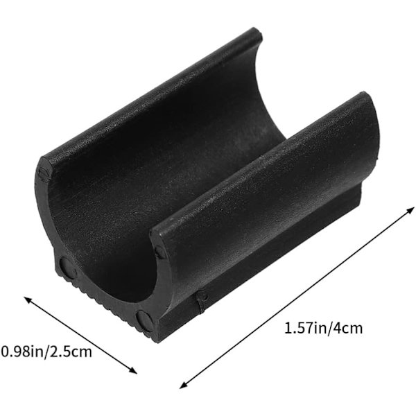 25 st 25 mm plaststolsfot U-formade golvglidrörshylsor lock stol fotdynor möbelfot rektangulär formad halkfri stolsbenstipp