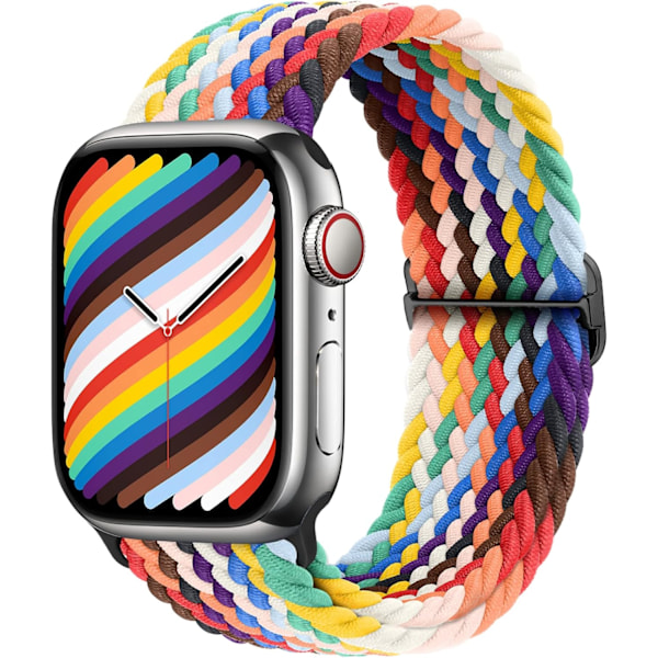 Flettet elastisk justerbar klokkebånd for Apple Watch