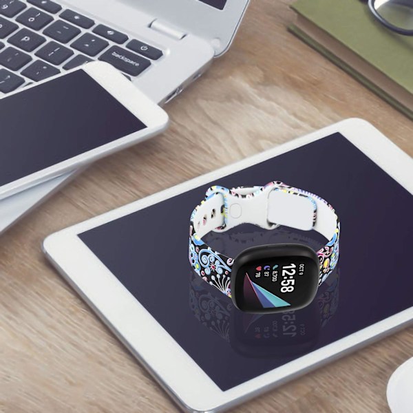 Kompatibel med Fitbit Versa 4/ Versa 3 klocka för kvinnor