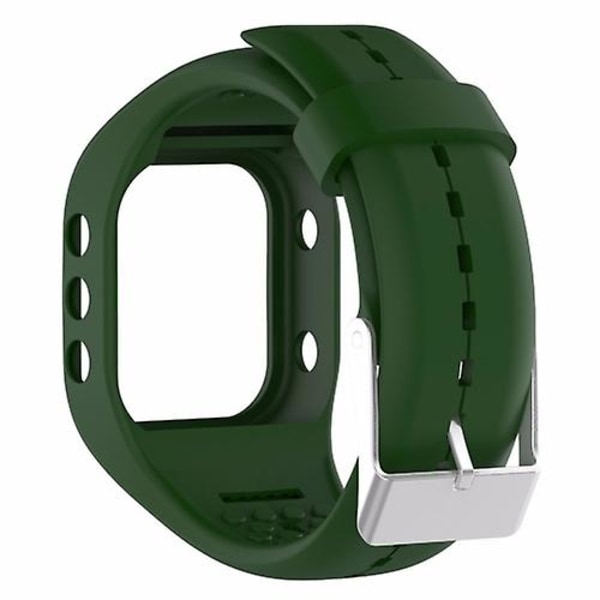Smart Watch Silicome Watch Band For Polar A300 PFI Army Green
