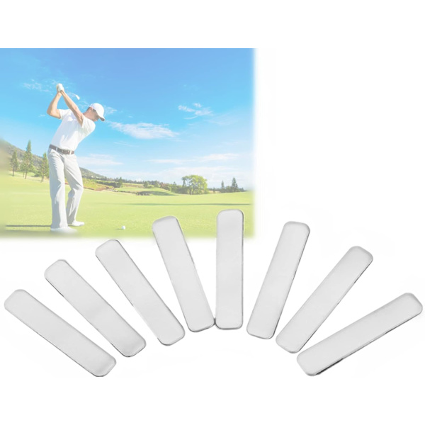 Golfblytejp (8 stk) - Selvklæbende vægte til køller