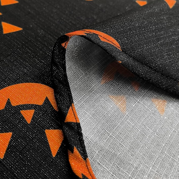 Halloween-bordsduk, pumpabordsduk för festdekorationer, bordsduk i polyestertyg, svart 60 tum rund pumpa B 60 tum rund pum