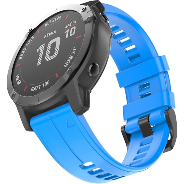 OVERSTEP Silikonarmband för Garmin Fenix-serien (26 mm)