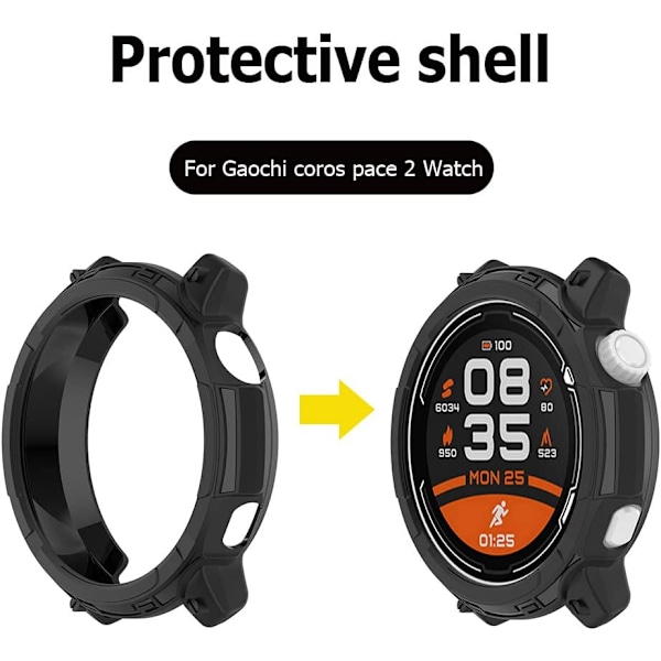 Fodral till Coros Pace 2 Watch - Smartwatch Protector Bumper Shell