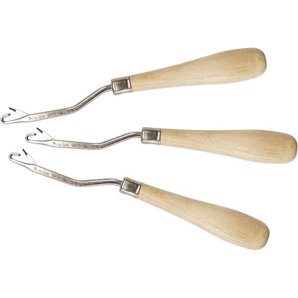 Snäppverktyg, 3-pack träkrokar
