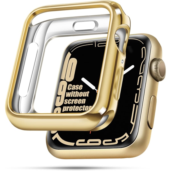 40mm Suojakuori Pehmeä Joustava TPU Naarmuuntumista Estävä Suojaava 40mm Iwatch Kotelo Yhteensopiva Apple Watch Series 6 Series SE Series 5 Series 4 Kanssa, Hopeinen Kotelo &