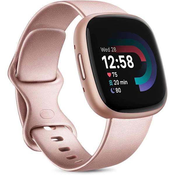 Silikon sportsrem for Fitbit Versa 3 (4-pakning)