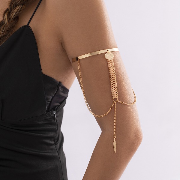 Hip Hop Etnisk stil Multi-layer Chain Metal Armlet - Unik og elegant